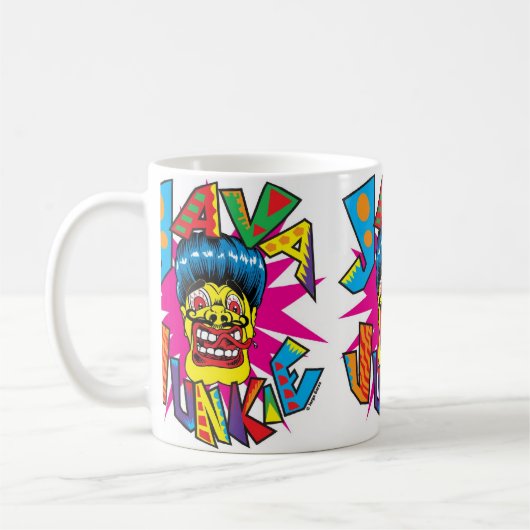 Java-Junkie-Tasse Kaffeetasse (Links)