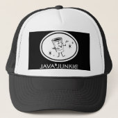 Java-Junkie Truckerkappe (Vorderseite)
