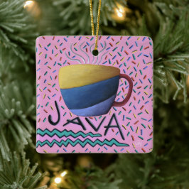 Java-Kaffee Keramikornament