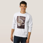 Java-Kaffee-Tassen-Kunst Sweatshirt (Vorne ganz)