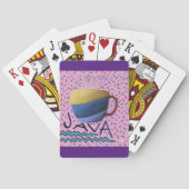 Java-Kaffeekarten Spielkarten (Rückseite)