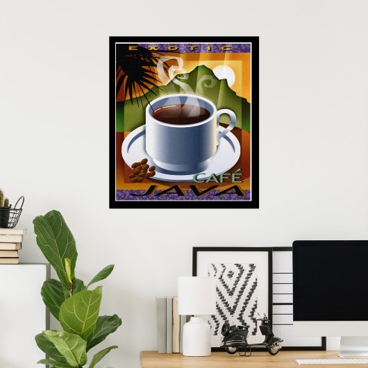 Java-Kaffeepause Poster (Heimbüro)
