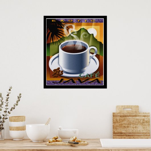 Java-Kaffeepause Poster (Küche)