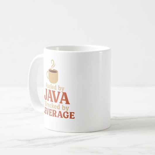 Java & Leverage von Crypto-Tasse Kaffeetasse (Vorderseite Links)