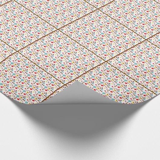 Java-Liebe hell Geschenkpapier (Ecke)