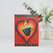 "Java-Liebe" Postkarte (Stehend Vorderseite)