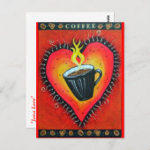 "Java-Liebe" Postkarte (Vorne/Hinten)