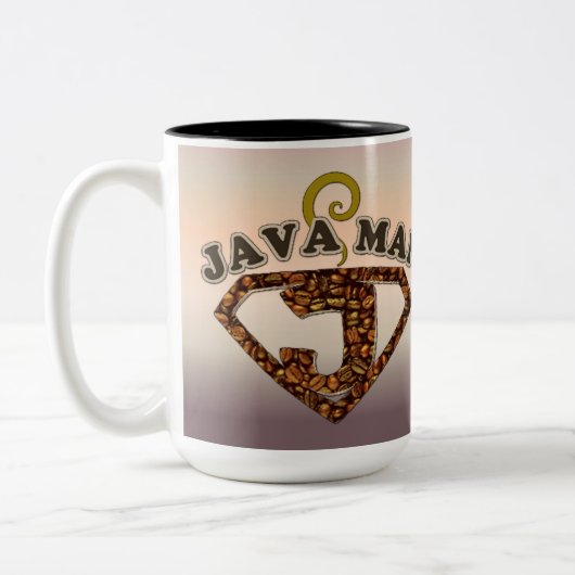 Java Man Coffee Spaß Kaffee Tasse (Links)
