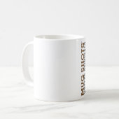 Java-Mann-Tasse Kaffeetasse (Vorderseite Links)