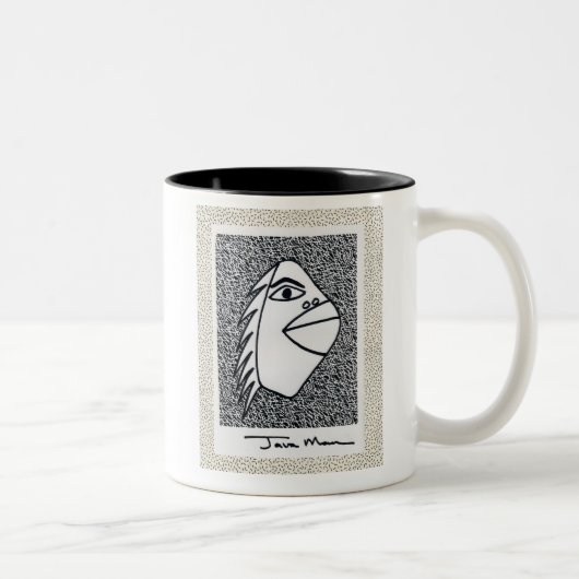 Java-Mann Zweifarbige Tasse (Rechts)
