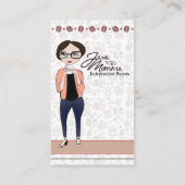 Java Momma Business Card Visitenkarte (Rückseite)