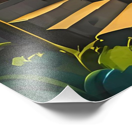 Java Moonlight Fotodruck (Ecke)