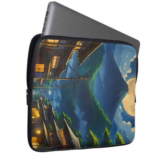 Java Moonlight Laptopschutzhülle (Vorne Rechts)