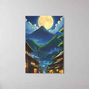 Java Moonlight Leinwanddruck