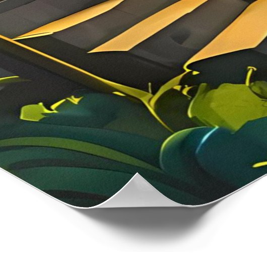 Java Moonlight Poster (Ecke)