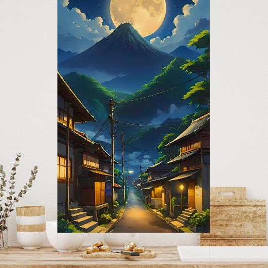 Java Moonlight Poster (Küche)