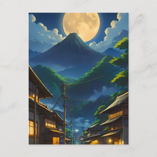 Java Moonlight Postkarte (Vorderseite)