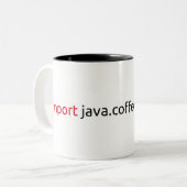 Java Mug Zweifarbige Tasse (Vorderseite Links)
