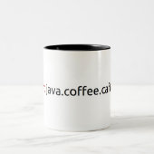 Java Mug Zweifarbige Tasse (Mittel)