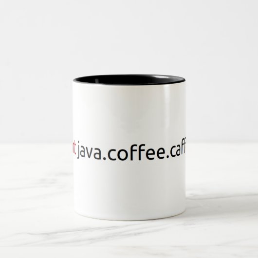 Java Mug Zweifarbige Tasse (Mittel)