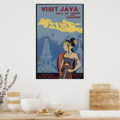 Java nur 36 Stunden von Singapur entfernt besuchen Poster (Küche)