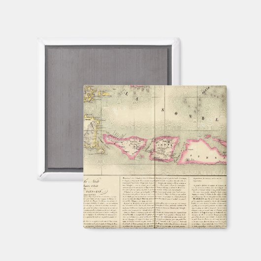 Java Ozeanien Nr. 27 Magnet (Vorderseite/Rückseite)