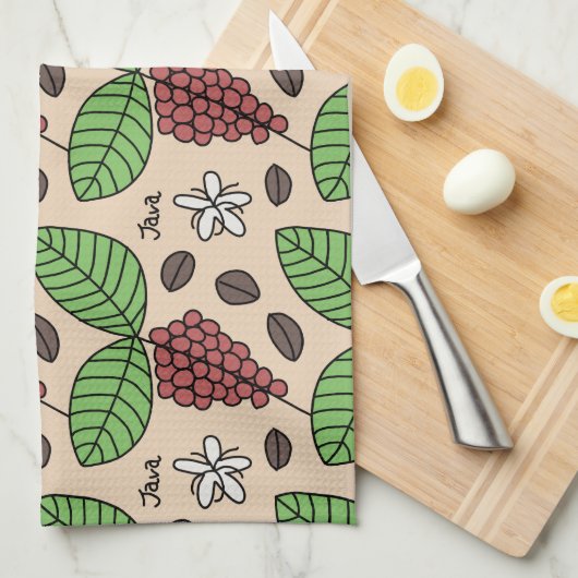 Java-Pflanze Geschirrtuch (Viertel Falte)