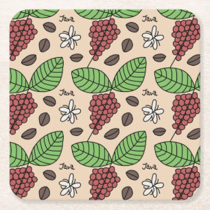 Java-Pflanze Rechteckiger Pappuntersetzer