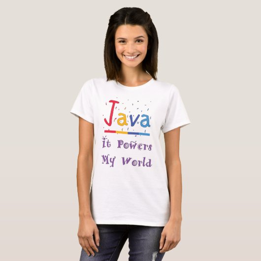 Java-Power mein T - Shirt (Vorne ganz)