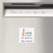 Java-Power mein Weltmagnet Magnet (In Situ (Geschirrspüler))
