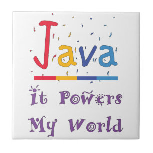 Java-Power meine Welt Fliese