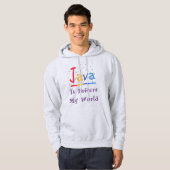 Java-Power meine Welt Hoodie (Vorne ganz)