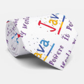 Java-Power meine Welt Krawatte (Gerollt)