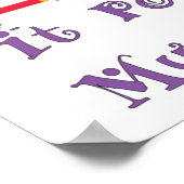 Java-Power meine Welt Poster (Ecke)