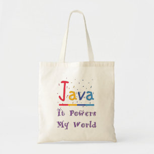 Java-Power meine Welt Tragetasche