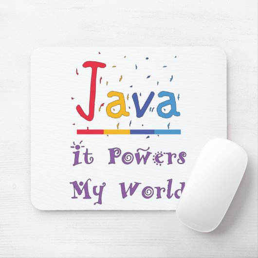 Java-Power meine Weltmausetaste Mousepad (Mit Mouse)