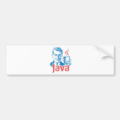 Java-Programmierer-Geschenk Autoaufkleber (Vorne)