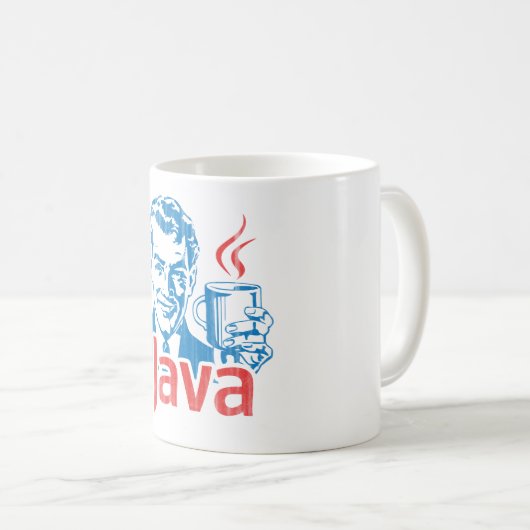 Java-Programmierer-Geschenk Kaffeetasse (VorderseiteRechts)