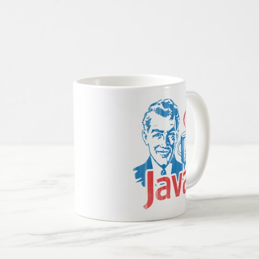 Java-Programmierer-Geschenk Kaffeetasse (VorderseiteRechts)