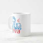 Java-Programmierer-Geschenk Kaffeetasse (Vorderseite Links)