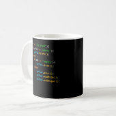 Java Programmierer-Kaffeekodierung für Programmier Kaffeetasse (Vorderseite Links)