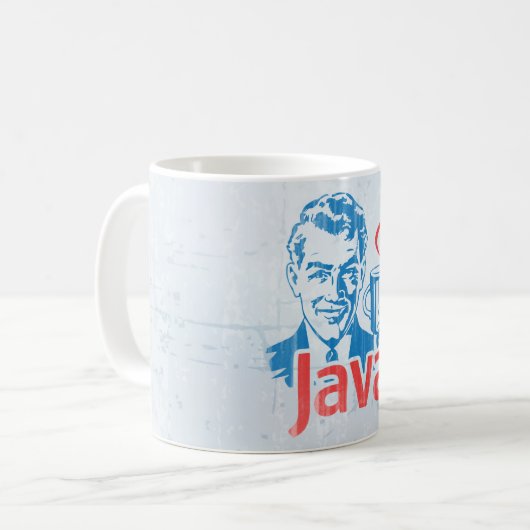Java-Programmierer Kaffeetasse (Vorderseite Links)