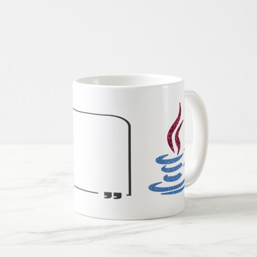 Java-Programmierung Kaffeetasse (VorderseiteRechts)