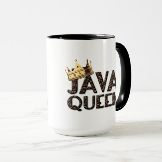 Java Queen Tasse (VorderseiteRechts)