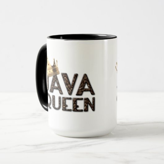 Java Queen Tasse (Vorderseite Links)