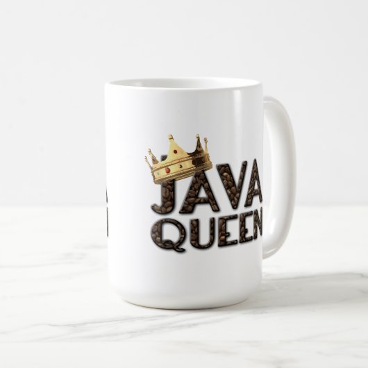 Java Queen Tasse (VorderseiteRechts)