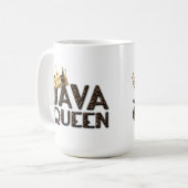 Java Queen Tasse (Vorderseite Links)