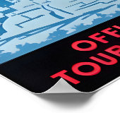 Java Reiseplakat Indonesien Kunst Tourismus Druck Poster (Ecke)