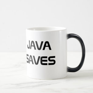 Java rettet Kaffee-Tasse Verwandlungstasse