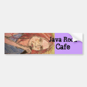 java rock café girl autoaufkleber